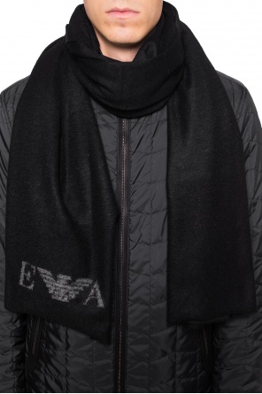 Logo scarf, zdjęcie 2 Logo scarf od Emporio Armani